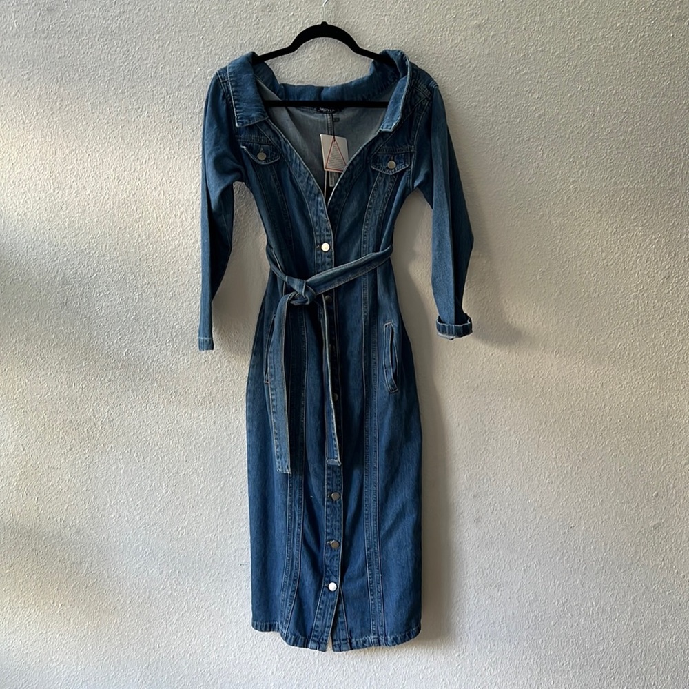 Denim dress